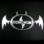 画像2: 3D BAT DECAL / CHROME (2)