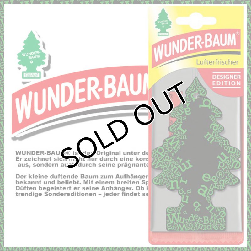 画像1: 【ヨーロッパ版リトルツリー！】　A/F WUNDER BAUM / グリーンレターズ (1)