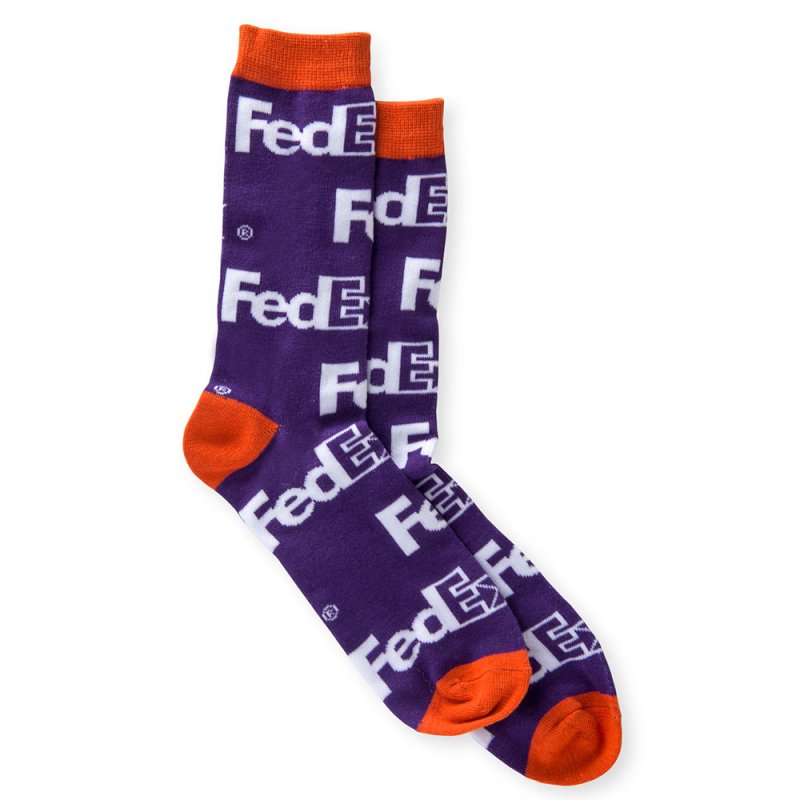 画像1: FedEx ハイソックス (1)