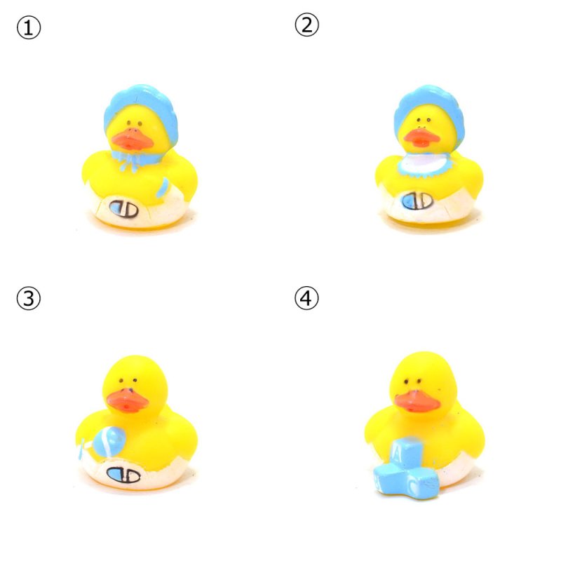 画像2: 【ラバーダック】Baby Blue ( MINI ) 4セット (2)