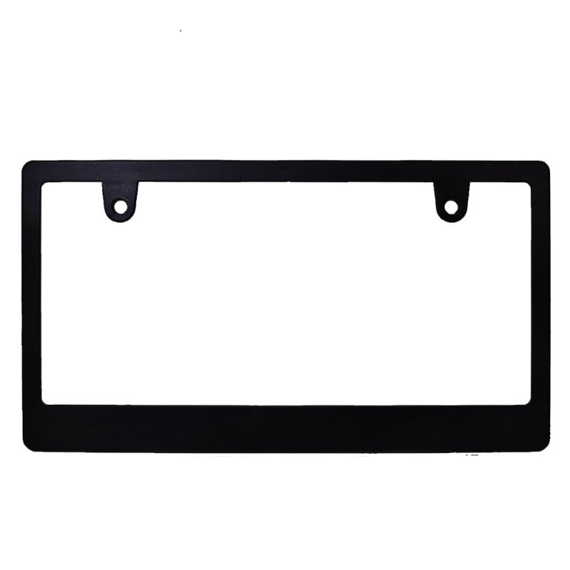 画像2: ライセンスフレーム  ブランク仕様 1枚 DIYでオリジナル製作 ステッカーやエンブレムの貼り付用 ナンバープレート ナンバーフレーム 車用 1枚 車検対応 (2)