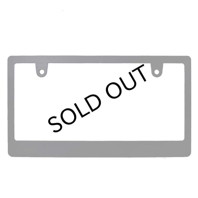 画像2: ライセンスフレーム  ブランク仕様 1枚 DIYでオリジナル製作 ステッカーやエンブレムの貼り付用 ナンバープレート ナンバーフレーム 車用 1枚 車検対応 (2)