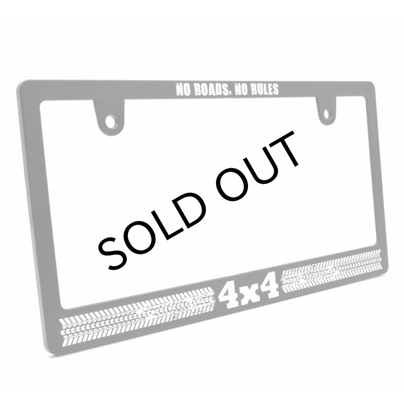 画像3: 4 x 4 ナンバーフレーム ライセンスフレーム 2枚セット 日本サイズ (3)