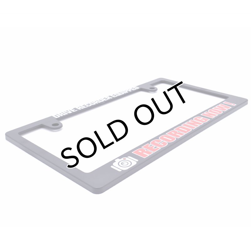 画像4: RECORDING NOW ! ナンバーフレーム ライセンスフレーム 2枚セット 日本サイズ (4)