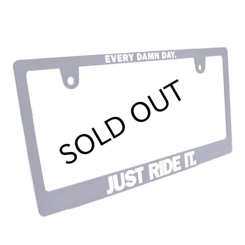 画像3: JUST RIDE IT. ナンバーフレーム ライセンスフレーム 2枚セット 日本サイズ (3)
