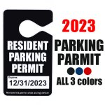 画像1: 【2023年】パーキングパーミット / RESIDENT PARKING (1)