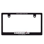 画像2: ライセンスフレーム carbon-izm 車用 2枚 (2)
