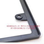画像6: INDEPENDENT CHECKER FLAG 3D 立体 ナンバーフレーム ライセンスフレーム 2枚 日本サイズ (6)