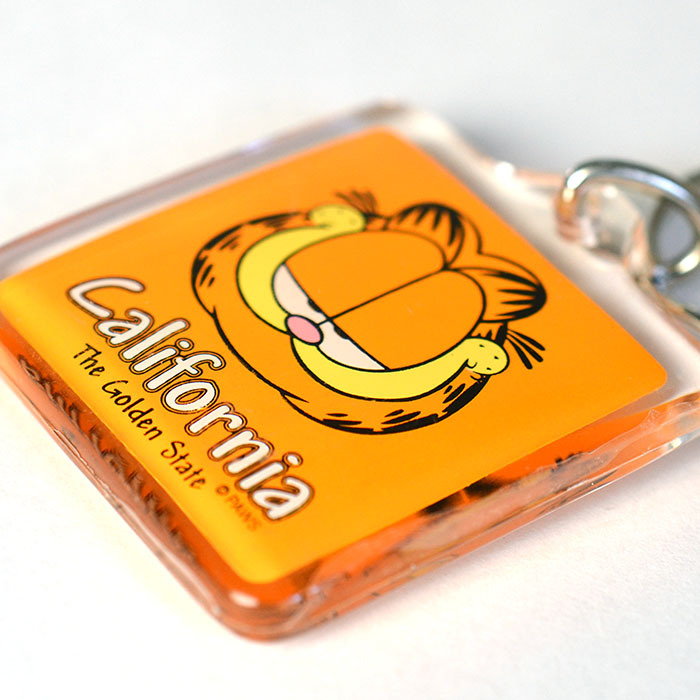 史上一番安い ガーフィールド アクリルキーホルダー GRAB キャラクターグッズ アメリカ アニメ Garfield 猫 GF022 gs 公式グッズ ガーフィールド キーホルダー