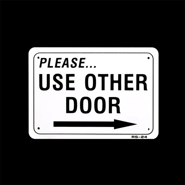 画像1: 【右のドアをご利用下さい】USE OTHER DOOR / RIGHT (1)