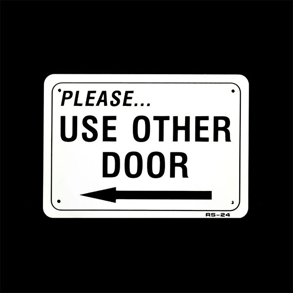 画像1: 【左のドアをご利用下さい】USE OTHER DOOR / LEFT (1)