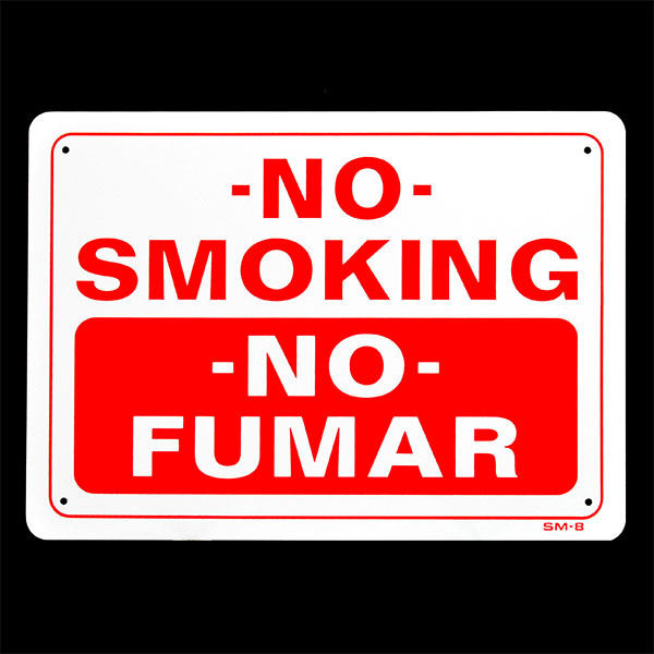画像1: 【禁煙】NO FUMAR - NO SMOKING (BILINGUAL) (1)